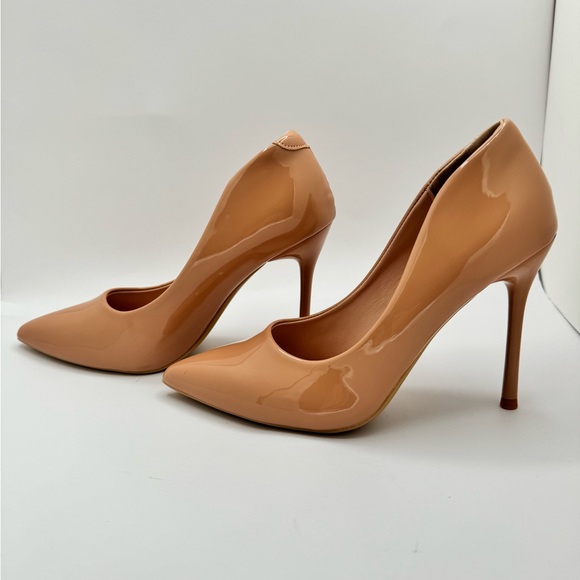 Beige High Heels Stilettos Fall Season Size 7.5 - Picture 5 of 6